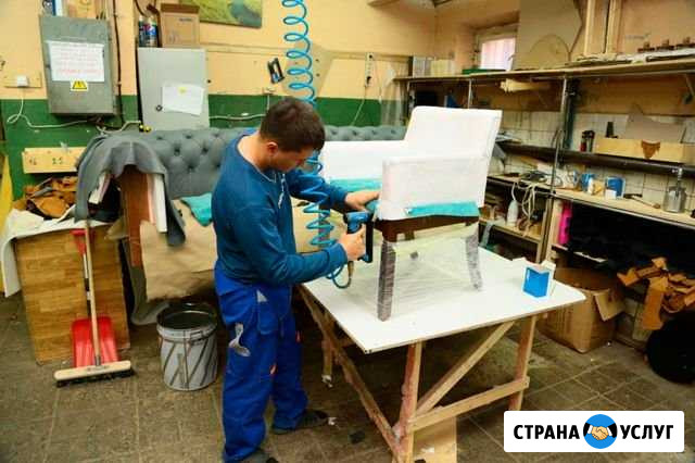 Перетяжка мебели, изготовление диванов, кресел Москва - изображение 1