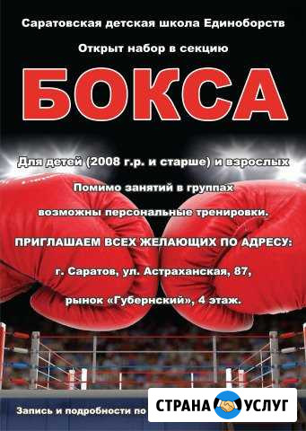 Секция бокса Саратов - изображение 1