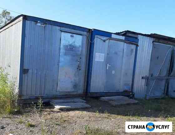 Аренда бытовки на участке Выборг