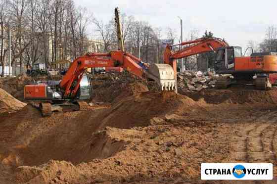 Копаем канавы,траншеи,котлованы,пруды Тверь и обл Тверь