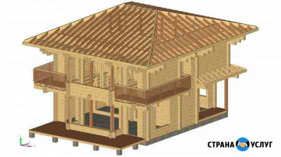 Проектирование деревянных домов (брус, каркас) Пушкин