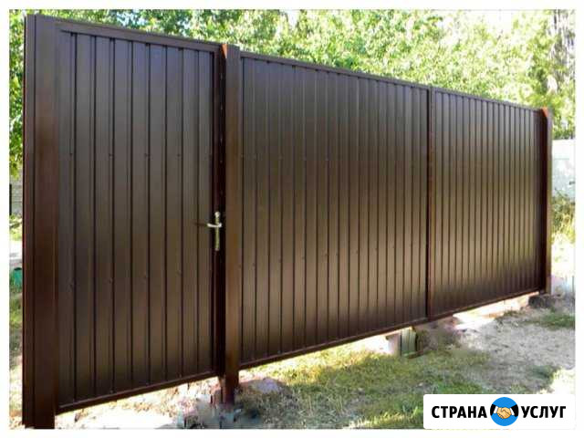 Установка заборов,ворота,калитки Саранск - изображение 1