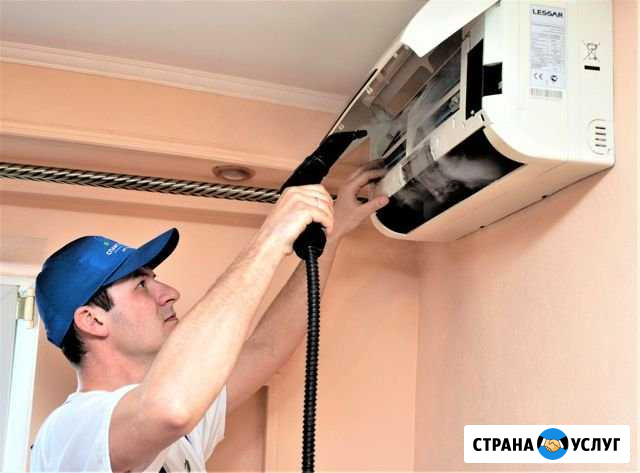 Установка сплит системы Чистка кондиционера монтаж Краснодар - изображение 1
