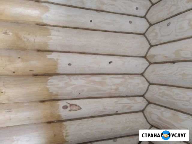 Шлифовка конопатка и покраска срубов Пенза - изображение 1