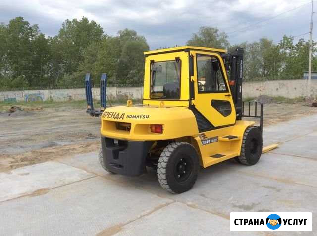 Аренда вилочного погрузчика komatsu 7 тонн Новосибирск - изображение 1