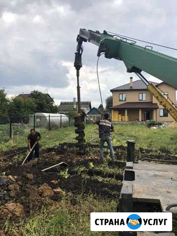 Услуги Ямобура Автобуровая Сваи Фундамент Автовышк Тула - изображение 1