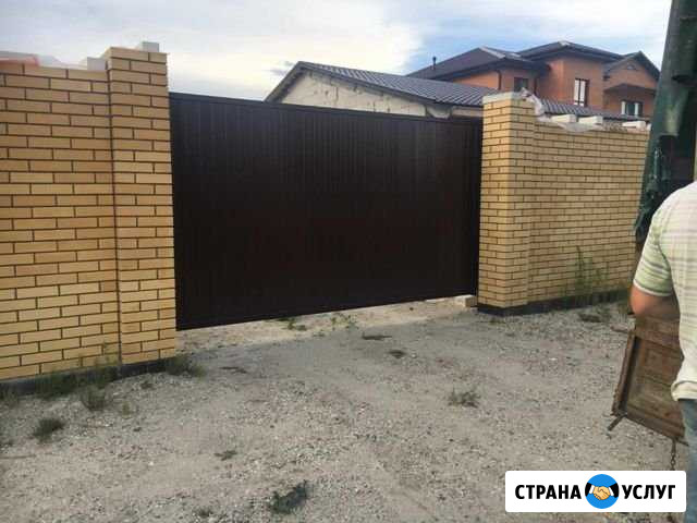 Откатные ворота Брянск - изображение 1