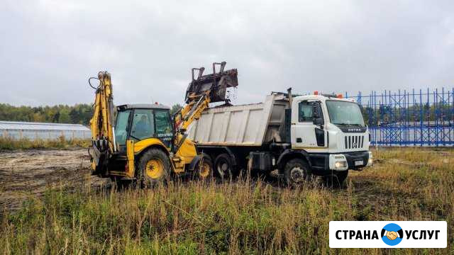 Экскаватор трактор самосвал песок грунт щебень Ногинск - изображение 1