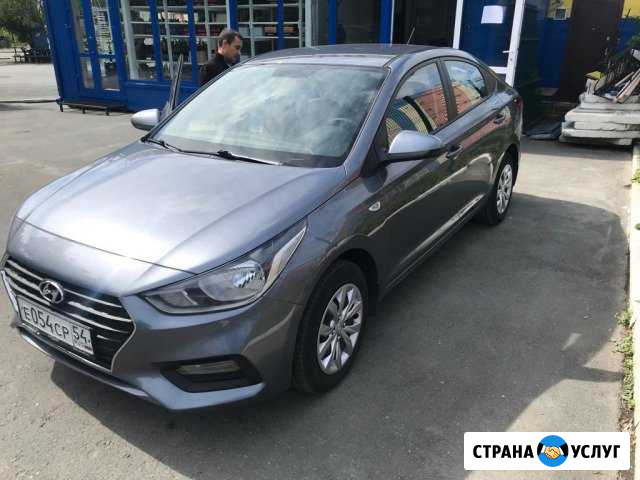 Аренда авто Hyundai Solaris 2019 год Новосибирск - изображение 1