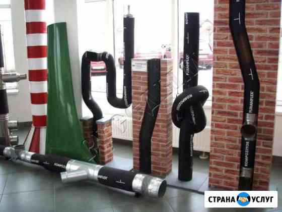 Монтаж и гильзование дымоходов полимером FuranFlex Липецк