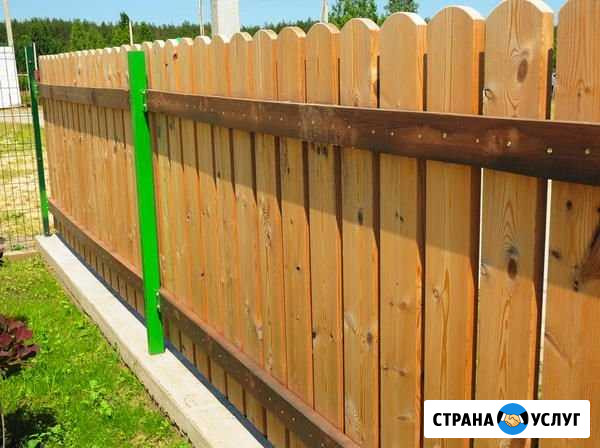 Установка заборов, ворот и калиток, без предоплат Красноярск - изображение 1