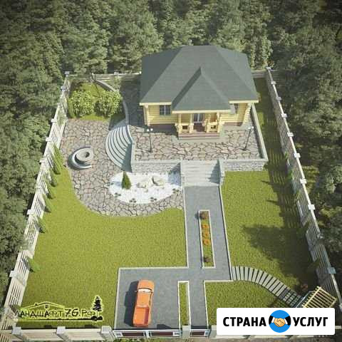 Ландшафтный дизайн участка Большое Село - изображение 1