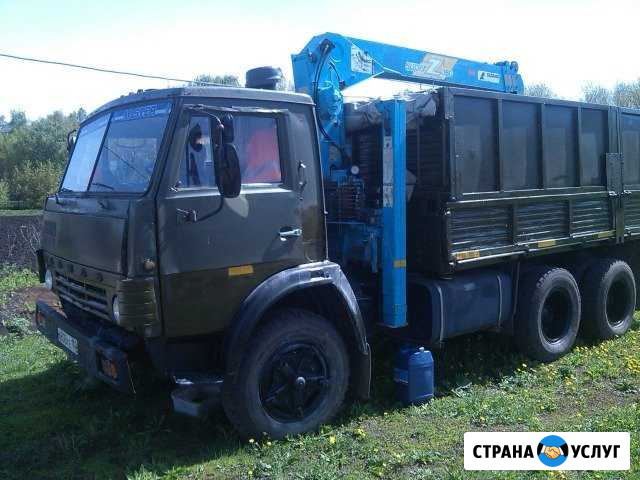 Услуги крана манипулятора борт 10т. кран 3.6т Уфа - изображение 1