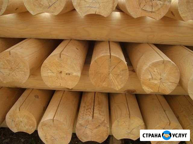 Оцилиндрованое бревно Череповец - изображение 1