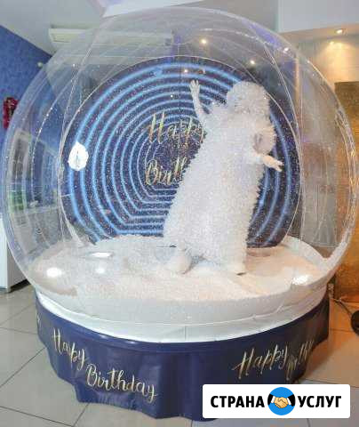 Интерактивная фотозона snow globe Новокузнецк - изображение 1