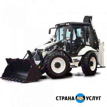 Аренда экскаватора-погрузчика, ямобур, гидромолот Казань