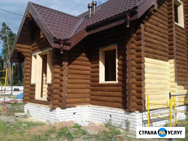 Отделка Срубов. Парной. Шлифовка, покраска Брянск - изображение 1