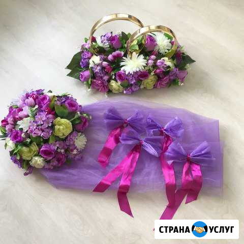 Аренда свадебного украшения на машину Ханты-Мансийск - изображение 1