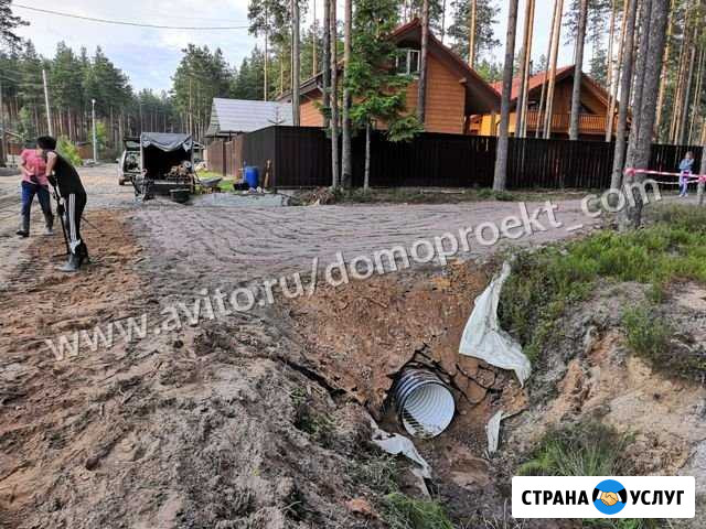 Въезд на участок Классический Щебень, Вар.2 Горки-10 - изображение 1