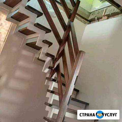 Лестницы на металлокаркасе Троицк