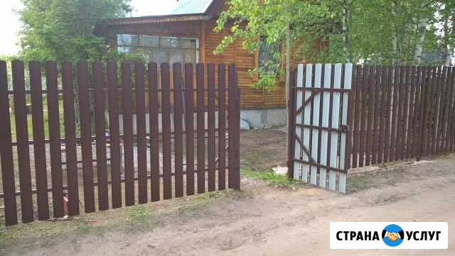 Заборы на даче Ухта - изображение 1
