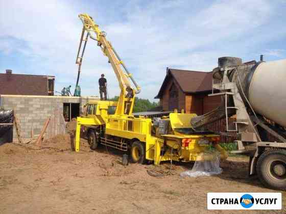 Аренда бетононасоса. Услуги автобетононасоса Домодедово