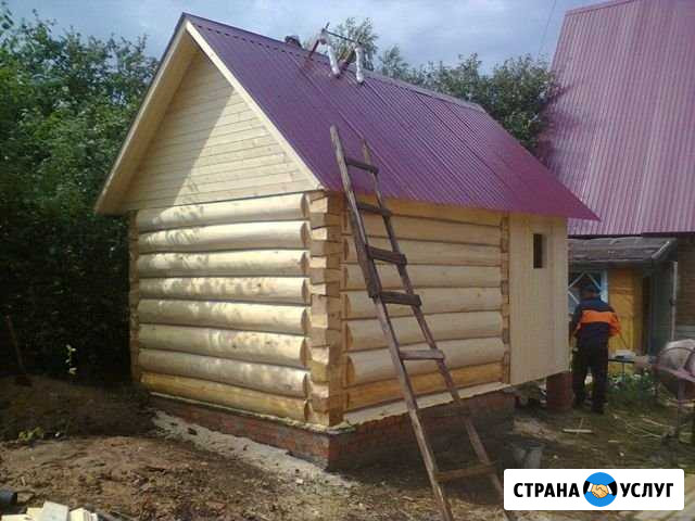 Строительство бани. Плотники. Ремонт бани Уфа - изображение 1