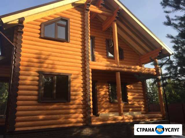 Шлифовка, Конопатка, Покраска сруба, Тёплый шов Пермь - изображение 1