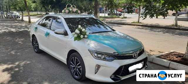 Toyota Camry 2018 на свадьбу. Аренда украшений Оренбург - изображение 1