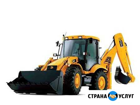 Услуги экскаватора-погрузчика JSB 4C Курган - изображение 1