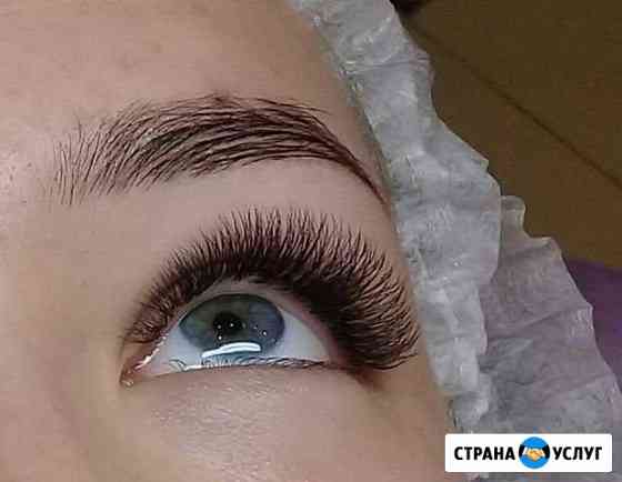 Наращивание ресниц и брови, обучение Краснодар