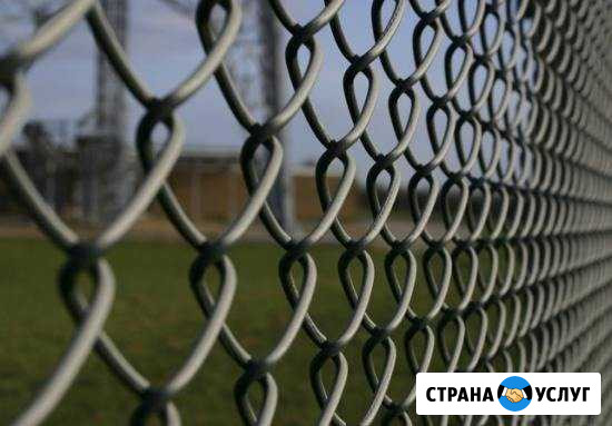Заборы эконом класса под ключ из сетки рабицы Ярославль - изображение 1