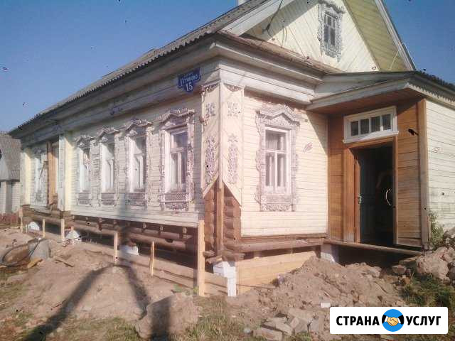 Подъём домов, реставрация фундаментов Городец - изображение 1