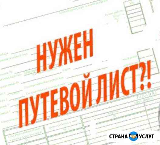 Путевые листы для такси и грузового тс Москва