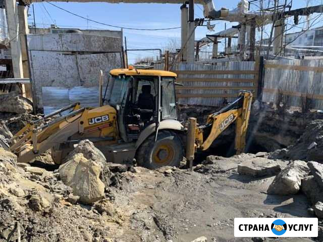 Услуги экскаватора погрузчика jcb Якутск - изображение 1