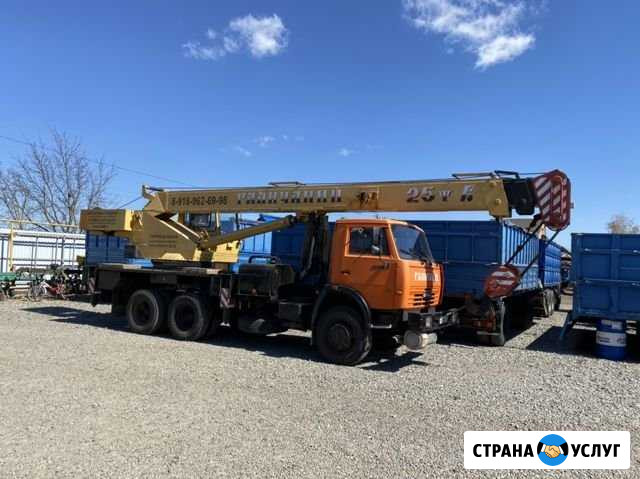 Услуги аренда автокрана 25т Бриньковская - изображение 1