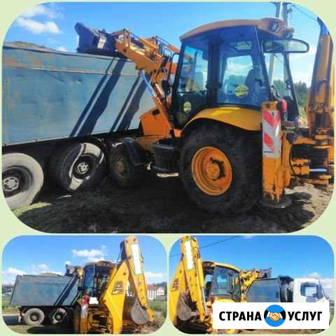 Услуги экскаватора погрузчика JCB 3Cx Курск - изображение 1