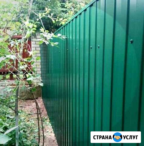 Монтаж забора для участка Екатеринбург - изображение 1