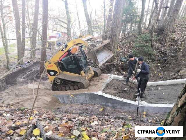 Услуги Минипогрузчика планировщика гусеничного Калининград - изображение 1