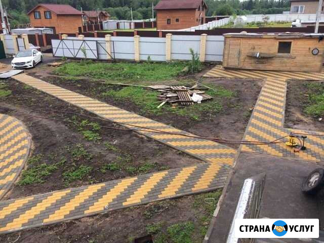 Укладка тротуарной плитки под ключ Кашира - изображение 1