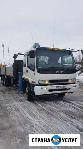 Кран-борт манипулятор услуги аренда собственник Пермь - изображение 1