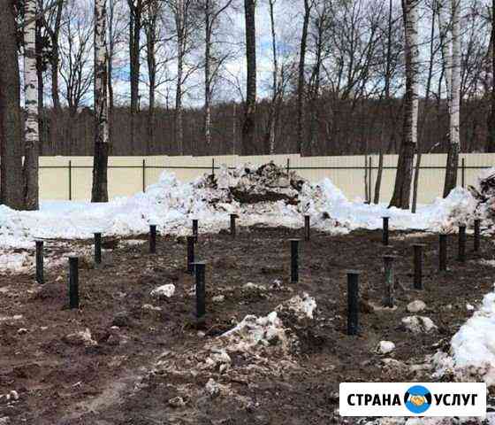 Фундамент на винтовых сваях Иваново
