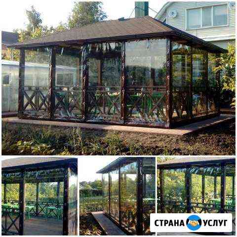 Тент, полог, шторы, мягкие окна, брезент Белгород