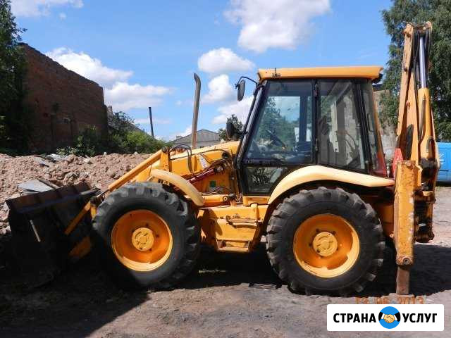 Услуги экскаватора-погрузчика и самосвала Белый - изображение 1