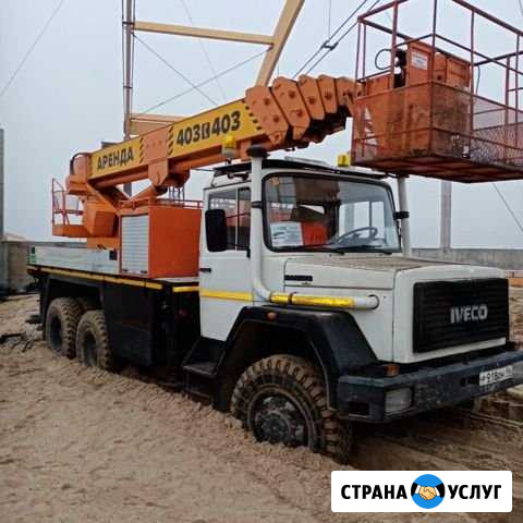 Услуги автовышки 33 метра полный привод (6х6) Калининград - изображение 1