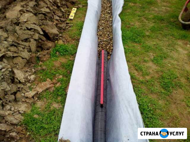 Дренаж участка, дренаж фундамента, водоотведение Рыбинск - изображение 1