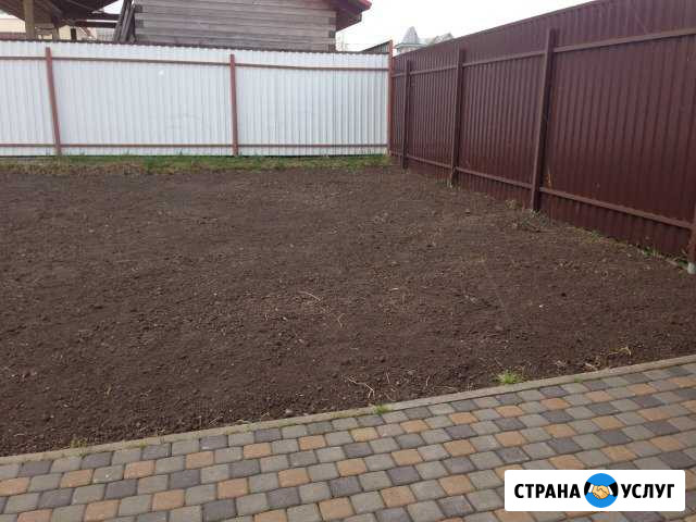Вспашка земли,Выравнивание участка,Посевной газон Санкт-Петербург - изображение 1