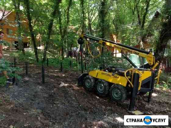 Сваи винтовые с монтажем бани, дама, дачи Краснодар