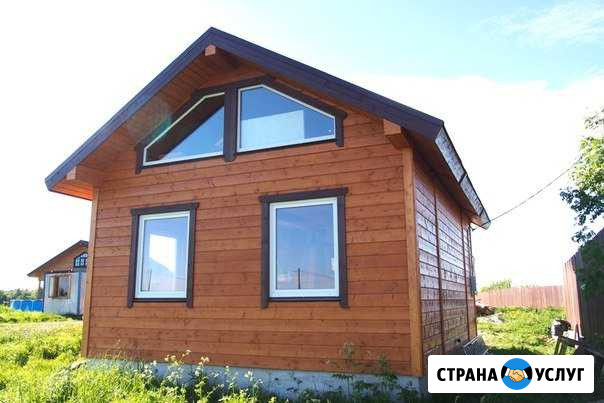 Строительство под ключ, кровля, окна, имитация Кондопога - изображение 1