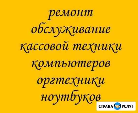 Ремонт касс, ноутбуков, компьютеров, оргтехники Лермонтов